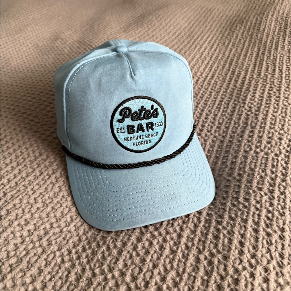 Pete's Bar Neptune beach lite blue hat